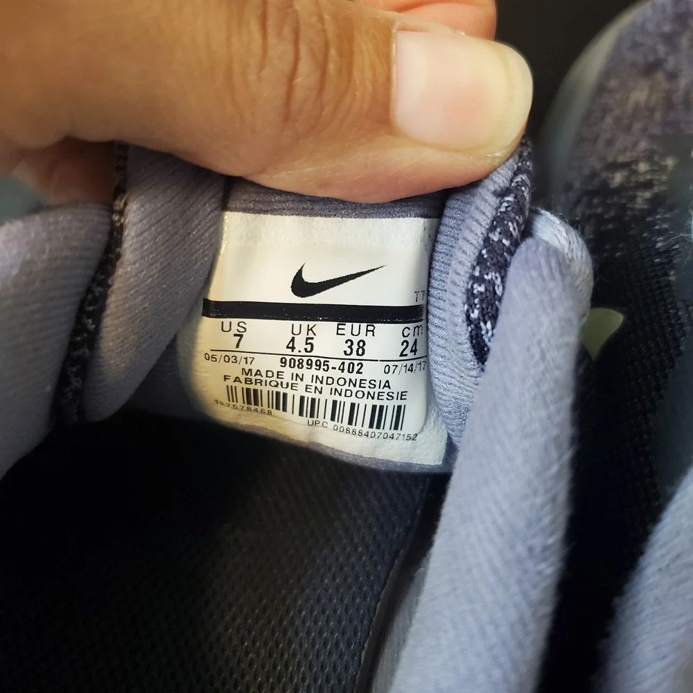 Nike Flex Contact Women's‎ Shoes Size  US 7 EU 38 Dark Obsidian Volt